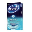 Unimil Natural+ latexové kondómy 12 ks