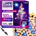 SVETLÁ NA VIANOČNÝ STROMČEK 500 LED girlanda teplej bielej farby