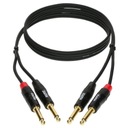 Klotz KT-JJ300 Twin Cables Black 3m 2xJack-2xJack