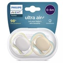 PHILIPS AVENT 2x cumlík ULTRA AIR 0-6M DÝCHACIA CITLIVÁ POKOŽKA SCF085/15