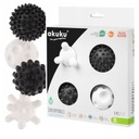 AKUKU GULE SENSORY BALLS BL/B 4ks A0469