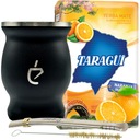 Orange Yerba Mate set TARAGUI terere