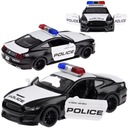 Kovové auto policajné Ford Shelby GT350 mierka 1:32 svetelné majáky ZA4610