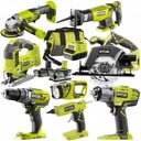 RYOBI COMBO SADA 8 NÁRADÍ 18V KĽÚČ +5Ah +2Ah