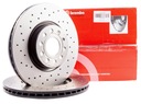 BREMBO XTRA kotúče zadné AUDI A3 8P 2003-2012 253mm