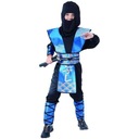 BLUE NINJA karate outfit CARNEVAL ball 120/130