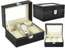 Box Casket Watch Organizer 3 ks Puzdro na hodinky nápad na darček