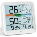 TEPLOMER HYGROMETER METEOSTANICA LCD HODINY Interiér