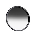Sivý ND8 NDx8 polovičný filter pre objektív 72 mm 72 mm K&F CONCEPT / sklo