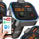 FM BLUETOOTH VYSIELAČ QC USB PD RÝCHLA NABÍJAČKA