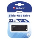 USB flash disk Verbatim, USB 2.0, 32 GB, Slider, obj