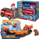 PAW PATROL MARSHALL HASIČSKÉ AUTO + ZUMA A Vznášadlo