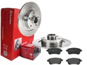 BREMBO ZADNÉ KOTOUČE, DESTIČKY, RENAULT MEGANE IV 290MM