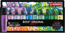 Stabilo Boss Arty Highlighter 10ks Cool Colors