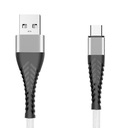 USB - USB C 3m kábel opletený biely Extreme