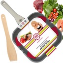 MG HOME PATELNIA GRILLOWA 24CM NON-STICK SZPATUŁKA