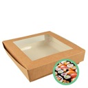 EKO VEĽKÁ BOXOVÁ SADA SUSHI BALENIE S OKIENKOM 23x15x5 cm 50 kusov