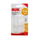 NUK First Choice+ cumlík na fľašu 2 ks. 0-6m