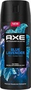 AXE BLUE LAVANDER kombinácia mrazenej levandule, mäty a ambry 150 ml 72h