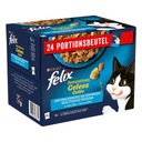 Felix Sensations Cat vrecká v želé zmesi rýb 24x85g