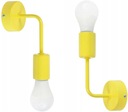 Žltá nástenná lampa Svietidlo Detská lampa Nočná lampa Yellow Loft Led