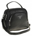 PILAROW Elegantná dámska čierna messenger taška YD90091 Black