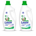 LOVELA Family hypoalergénna kvapalina na pranie 2x 1,85l