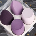 BEAUTY BLENDER X4 FIALOVÁ SÚPRAVA HUBKY NA MAKEJ