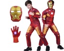 OUTFIT IRON MAN ŠATY, MASKA, RUKAVICE 122/128