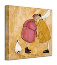 Sam Toft Kiss Maľba na plátne 30x30 cm