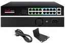 Switch PoE 16x POE 2x UPLINK GIGABIT 160W AI RACK