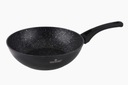 Panvica WOK panvica 28 CM, mramor, čierna, hlboká 2