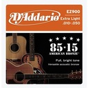 Struny pre akustickú gitaru D'Addario EZ 900. 10-50