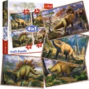 CREFL 4V1 PUZZLE ZAUJÍMAVÉ DINOSAURY