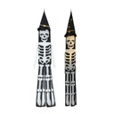 2PCS Halloween Skull Lights Flag Flag