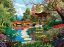 PUZZLE 1000 dielikov ZÁHRADY FUJI GARDENS POHĽAD NA ZÁHRADU