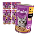 Whiskas Adult Can Can 12x400g Mokré jedlo v kuracom hovädzom mäse mačacieho omáčky