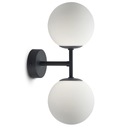 Nástenné svietidlo dvojité Full Globe Glass 561-K2 LED G9 White Balls