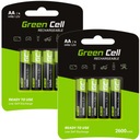 GREEN CELL 8X BATÉRIE AA R6 2600mAh