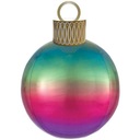 fóliový balón RAINBOW BAUBLE dúhový VIANOCE XL