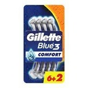 Holiaci strojček Gillette Blue3 6+2 ks.