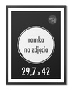 Fotorámik 29,7x42 A3 čierny rám 29,7x42 čierny rám 42x29,7