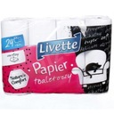 Toaletný papier White Livette 24 roliek, 2 vrstvy