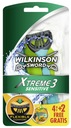 Wilkinson Xtreme 3 citlivé holiace strojčeky - 6 kusov