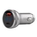 38W NABÍJAČKA DO AUTO S USB-C USB-C Voltmetrom