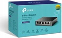 TP-LINK 5-portový 4xPoE prepínač TL-SG1005P GIGABIT