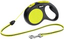 Flexi Lanyard Neon Reflect S 5m žlté lano