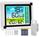 TEPLOMER HYGROMETER S/W sada BEZDRÔTOVEJ METEOSTANICE + 4x AAA batéria