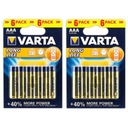 Varta Longlife LR03 AAA alkalické batérie 12 ks