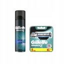 Čepele Gillette Mach 3 náplne 8 ks + gél 200 ml